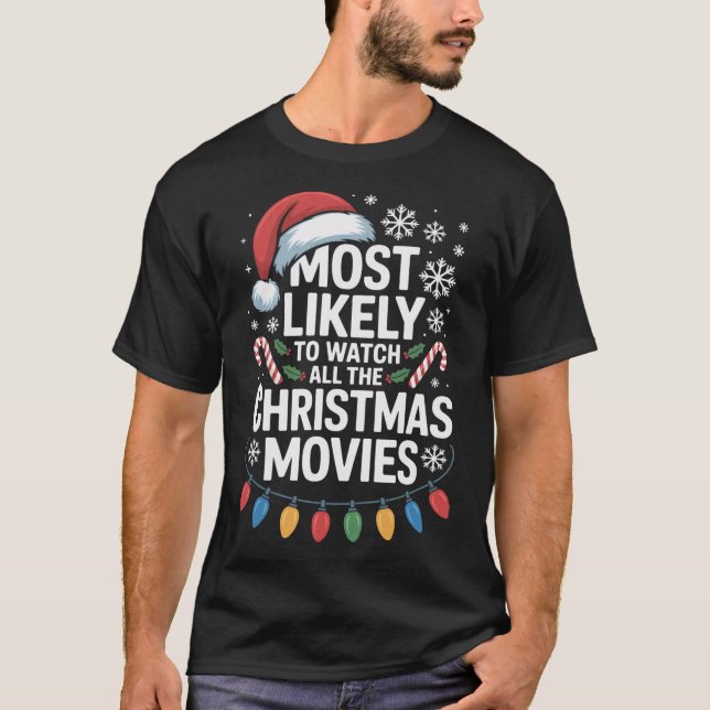 Alla julfilmer som kan se Holi T Shirt (Framsida)