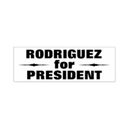 Alla kandidater till något politiskt kontor självfärgande stämpel