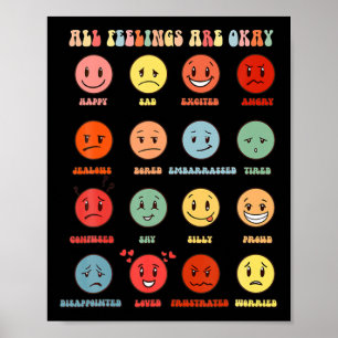 Alla känner att det är okej med psykisk hälsa poster