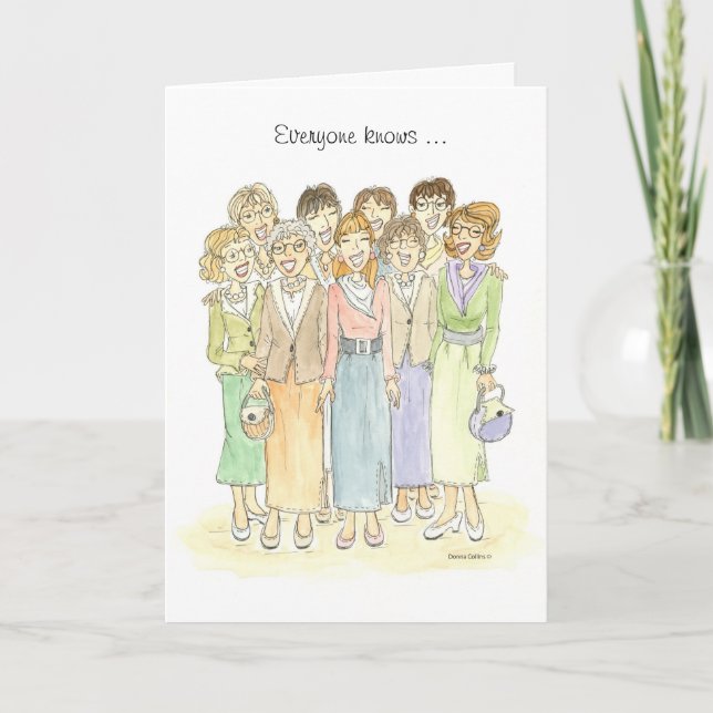 Alla känner till Vänskap Card Kort (Framsida)