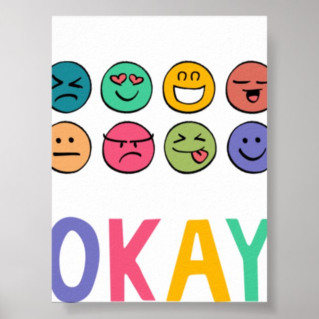 Alla känslor är okej poster (Framsidan)