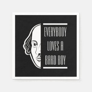 Alla Kärlek A Bard Boy Shakespeare Thespian Pappersservett