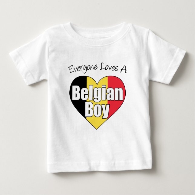 Alla Kärlek A belgisk Boy T-shirt (Framsida)