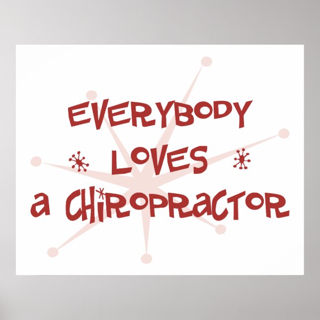 Alla Kärlek A Chiropractor Poster (Framsidan)