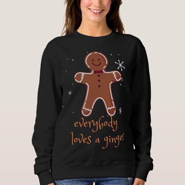 Alla Kärlek A Ginger-Pepparkaksgubben T Shirt (Framsida)
