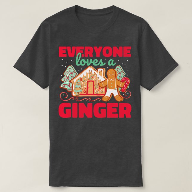 Alla Kärlek a Ginger T Shirt (Design framsida)