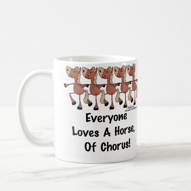 Alla Kärlek a Horse of Chorus Kaffemugg (Vänster)