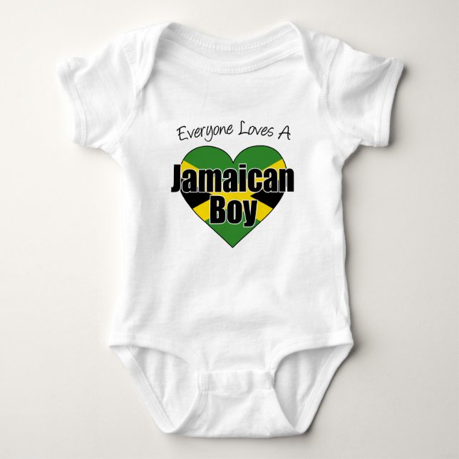 Alla Kärlek A Jamaican Boy Tee (Framsida)