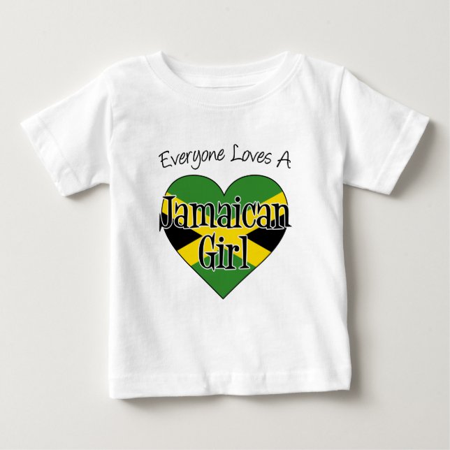 Alla Kärlek A Jamaican Girl T Shirt (Framsida)