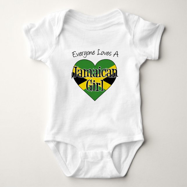 Alla Kärlek A Jamaican Girl T Shirt (Framsida)