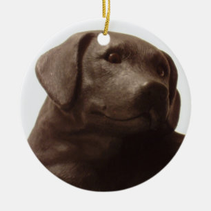 Alla Kärlek a Labrador Retriever Julgransprydnad Keramik