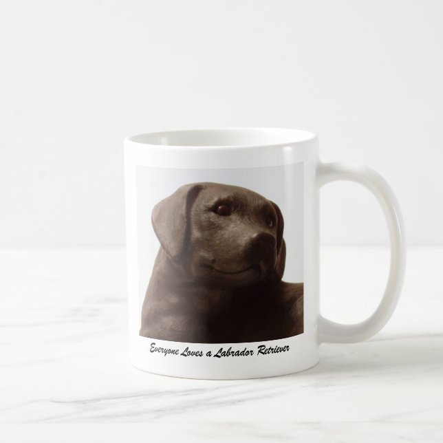 Alla Kärlek a Labrador Retriever Kaffemugg (Höger)