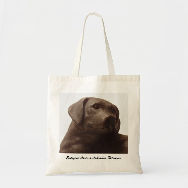 Alla Kärlek a Labrador Retriever Tygkasse (Framsidan)