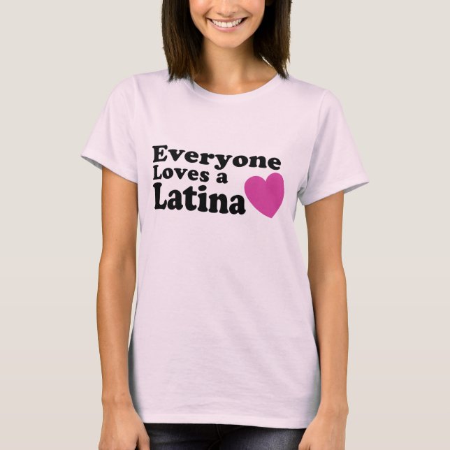 Alla Kärlek a Latina T Shirt (Framsida)
