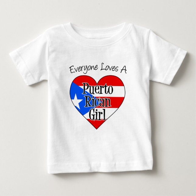 Alla Kärlek A Puerto Rican Girl T-shirt (Framsida)