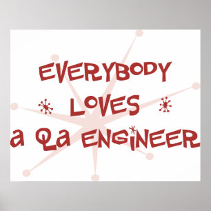 Alla Kärlek A QA Ingenjör Poster