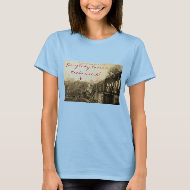 Alla Kärlek a Trainwreck Tee (Framsida)