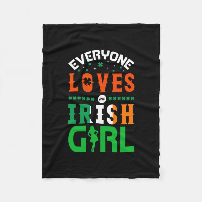 Alla Kärlek An Irish Girl Fleecefilt (Framsidan)