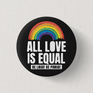 Alla Kärlek är lika med HBT-Pridet för lika Höger Knapp