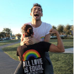 Alla Kärlek är lika med HBT-Pridet för lika Höger  T Shirt<br><div class="desc">"Hela Kärlek är lika" är en regnbåge med stil-färg och en perfekt för pride och stöd till kärlek,  jämlikhet och ökad medvetenhet. Det här är en underbar presentidea för Rainbow LGBTQ Lesbisk Pan Trans Queer Cis-perfekt för Pride Månad,  Pride Week med Rainbow Flagga.</div>