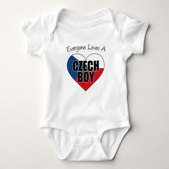 Alla Kärlek Czech Boy Tröja (Framsida)