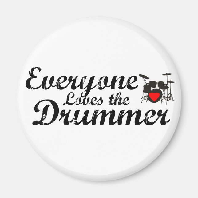 Alla Kärlek Drummer Magnet (Framsidan)