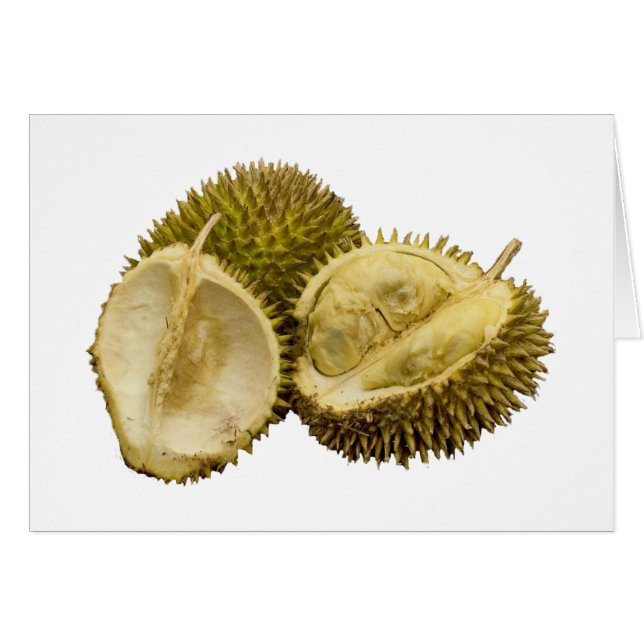 Alla kärlek durian! hälsningskort (Framsidan Horizontal)