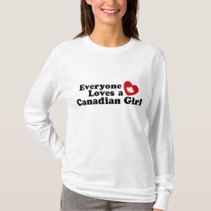 Alla Kärlek en kanadensisk flicka T Shirt