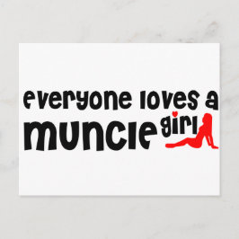 Alla kärlek en Muncie-flicka Vykort