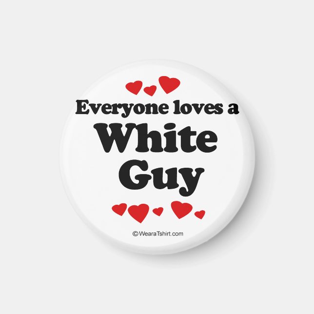 Alla kärlek en vit kille magnet (Framsidan)