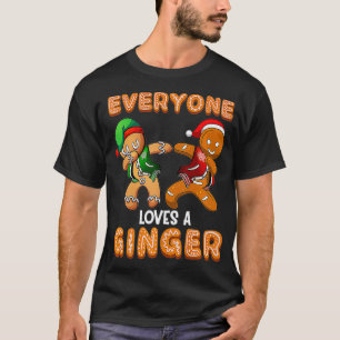 Alla Kärlek ett Ginger Shirt Rödhårig Gingerbröd T