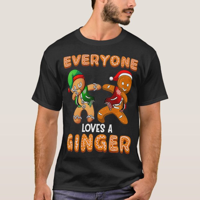 Alla Kärlek ett Ginger Shirt Rödhårig Gingerbröd T (Framsida)