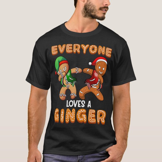 Alla Kärlek ett Ginger Shirt Rödhårig Gingerbröd T (Framsida)