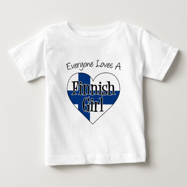 Alla Kärlek Finlands Girl T-shirt (Framsida)