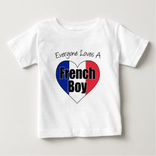 Alla Kärlek Fransk Boy Tee Shirt