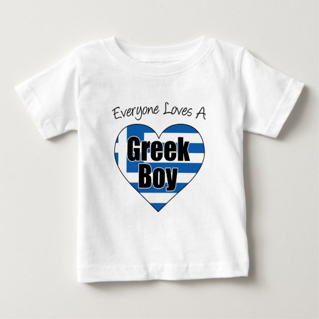 Alla Kärlek Grekiska Boy Tee Shirt (Framsida)