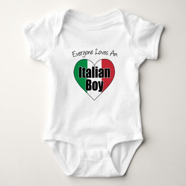 Alla Kärlek italienska Boy T-shirt (Framsida)