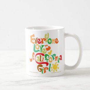 Alla Kärlek Kaliforniens flickor Kaffemugg
