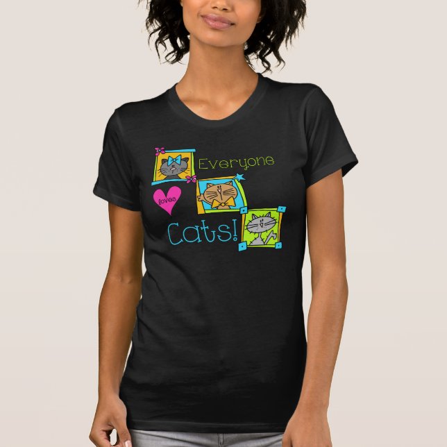 Alla Kärlek-katter T-shirt (Framsida)