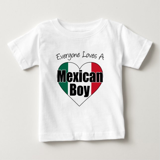 Alla Kärlek mexikanska Boy T-shirt (Framsida)