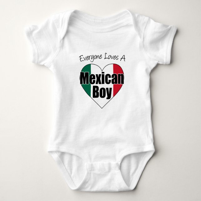 Alla Kärlek mexikanska Boy Tee Shirt (Framsida)