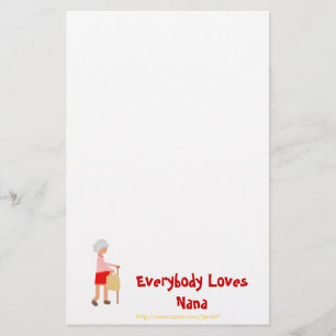 Alla Kärlek Nana Brevpapper