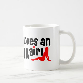 Alla kärlek och Alabama Girl Kaffemugg