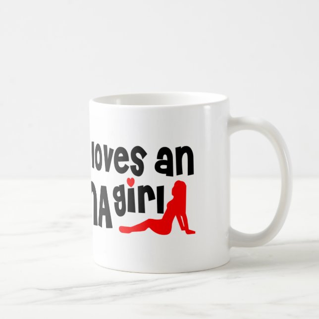 Alla kärlek och Alabama Girl Kaffemugg (Höger)