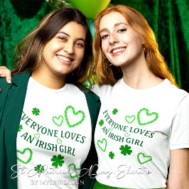 Alla Kärlek och Irish Girl St patricks day Women Tröja