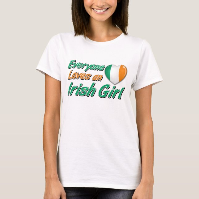 Alla kärlek och Irish Girl Tröja (Framsida)