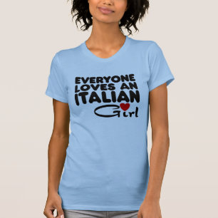 Alla Kärlek och italienska flickor T-shirt