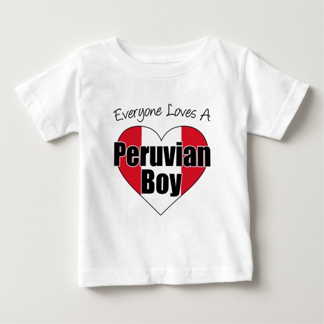Alla Kärlek Peruvian Boy T Shirt (Framsida)