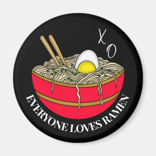 Alla Kärlek Ramen Funny jul Pun Magnet