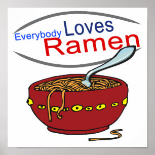 Alla Kärlek Ramen Parody Poster